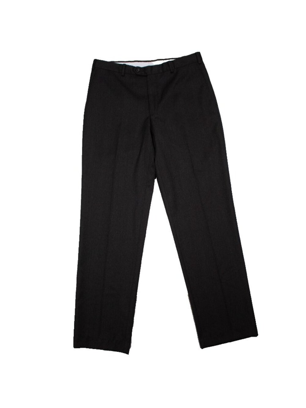 Pal Zileri Dress Pants Flannel Wool Trousers Grey Made in Italy 32x31